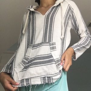 Ocean Drive striped Baja hoodie
